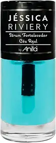 Anita esmalte Jéssica Riviery sérum fortalecedor céu azul