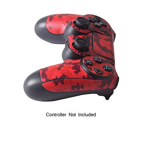Ps4 Controller Designer Skin For Sony Playstation 4 Dualshock Wireless Controller - Digicamo Red #TOP4