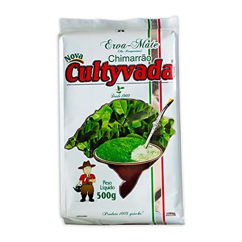 Circle of Drink - Cultyvada Nativa Chimarrao Erva Mate - Gourmet - Non-Aged - Super Fresh Green Brazilian Yerba Mate - Vacuum Sealed - 1.1 LB - 500g (1 PACK) Cover