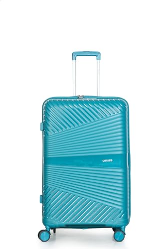 Image of CRUISE Velocity 20 Inch Travel Trolley Bags (Small) | Hard Shell Expandable Suitcases with 8 Spinner Wheels | Cabin and Check-in Lightweight Luggage Bag | TSA Lock | Adjustable Handle (Set of 1)