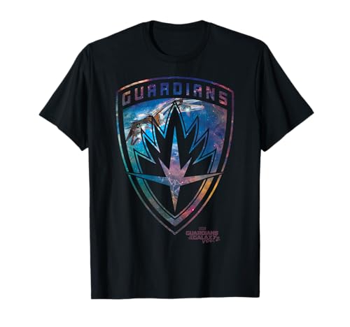 Image of Mens Marvel Guardians of Galaxy 2 Milano Shield Graphic T-Shirt Small Baby Blue