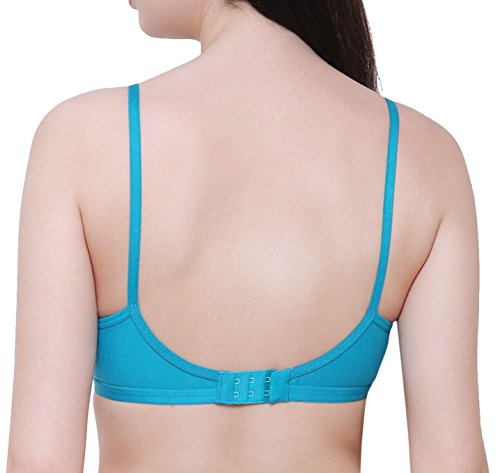 Image of INNER TOUCH Women's Cotton Non-Padded Bra (Pack of 3)