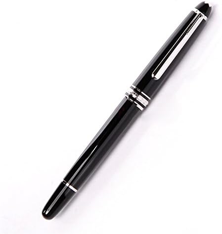 Montblаnc 163-Classique Platinum Silver Black Rollerball Ballpoint Pen (2865)
