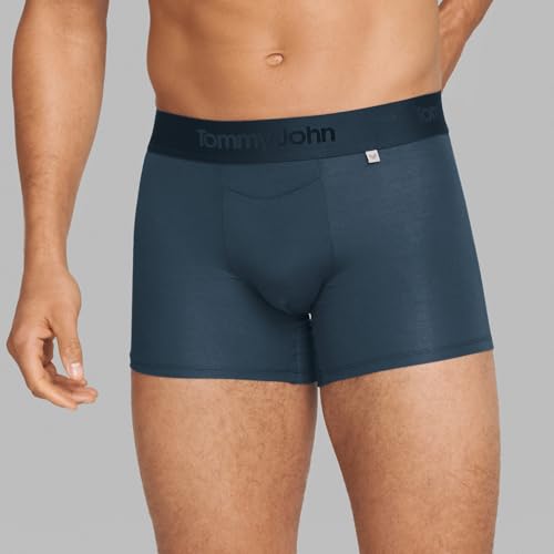 Image of Tommy John Men's Trunk 4 inch Underwear - Hammock Pouch for Enhanced Support - Second Skin Fabric for Barely-there Comfort