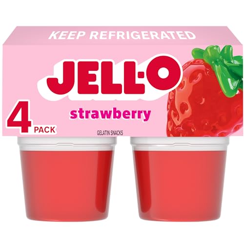 Jell-O Original Strawberry Artificially Flavored Ready-to-Eat Gel...