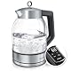 Wasserkocher 1,5 Liter Arendo – Glas Wasserkocher mit Temperatureinstellung