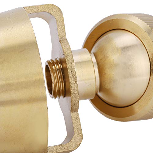 1" Dn25 Brass Adjustable Water Fountain Nozzle Spray Pond Sprinkler Head For Garden Pond, Amusement Park, Museum, Library #TOP3