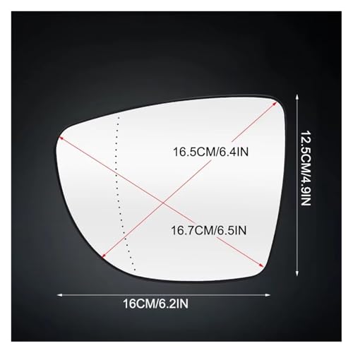 Rétroviseur miroir dégivrant Clio 4 Captur Zoe vitre droite avec support - 3