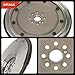 A-Premium Clutch Flywheel Compatible with Subaru Outback 2000, Forester 1999-2010, Impreza 1999-2011, 2.5L, 8 Bolt Holes, 124 Teeth, Manual Transmission, Replace# 12342AA061