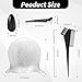 LIQWEI Highlight Cap, Hair Coloring Highlighting Cap, Highlight Caps for Hair Hairs Dye Caping, Reusable Dyeing Tools Frosting Caps for Highlighting Hairs Women Men