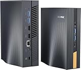 【Einzigartiges Design und Portabilität】Der AD15 11800H Mini-PC verfügt über ein vertikales Design und ein einzigartiges gekrümmtes Oberflächendesign, das nicht nur in Erscheinung auffällt, sondern auch zur Wärmeableitung und besseren Luftzirkulation beiträgt. Gleichzeitig ist der Mini-PC aufgrund seiner geringen Größe (nur 18,3 x 15 x 7,5 cm) sehr portabel und kann problemlos in jede Ecke gestellt werden, ohne zu viel Platz einzunehmen. Sie können ihn auch problemlos überallhin mitnehmen, egal ob Sie von zu Hause aus arbeiten, auf Reisen sind oder Präsentationen in einem Besprechungsraum halten, er kann Ihren Anforderungen gerecht werden.