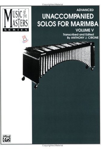 Marimba solos advanced recueil partition percussion concert Music of the Masters Vol 5 1995