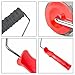 Hanroy 10'' Patterned Paint Roller for Wall Decoration Classic Brick Embossing Texture Rubber Roller Decorative Household DIY Paint Art Tool for Wall Decoration (EG4103TH)