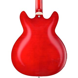 Hagstrom SUVIK-WCT Super Viking Corps semi-creux Cerise sauvage Transparent - Les Beatles, Paul McCartney, John Lennon, RIngo Starr, George Harrison Hagstrom SUVIK-WCT Super Viking Corps semi-creux Cerise sauvage Transparent – Image 2