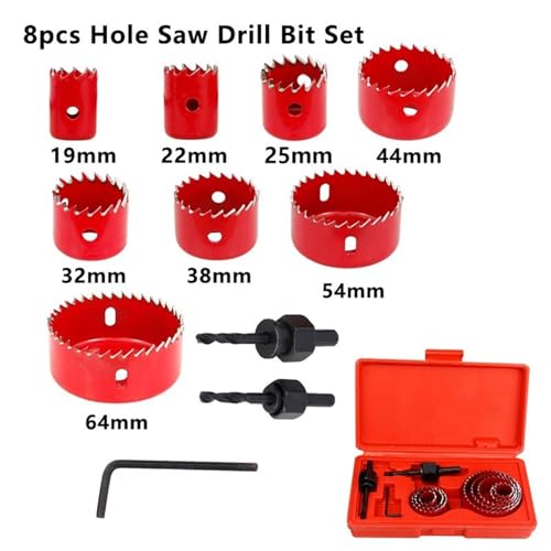 Set de Brocas Core Drill 19-127mm 8 Piezas con Caja miniatura 2