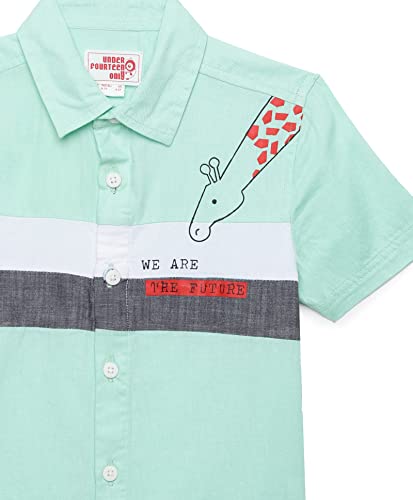 Image of Under Fourteen Only Solid Regular Fit Shirts for Boys