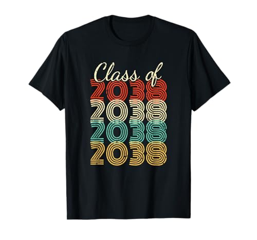 Class of 2038 Shirt Senior 2038 Graduation T-Shirt
