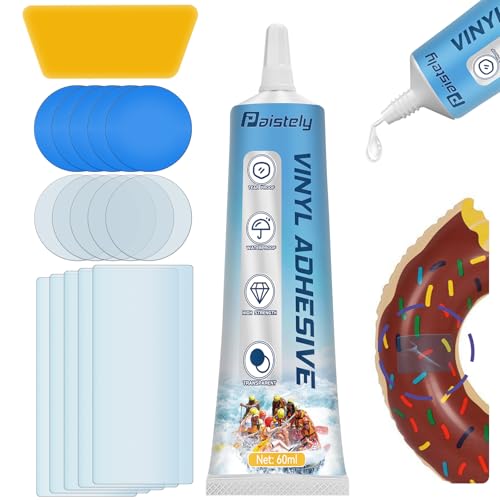 Paistely Paddling Pool Repair Kit Waterproof Hot Tub Puncture Repair Kit Liquid PVC for Inflatable Kayak Air Bed Bouncy Castle Bounce House Hot Tub