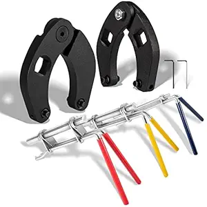 3 Pack Hydraulic Seal Installation Tools & 1266 Adjustable Gland Nut Wrench & 7463 Small Universal Gland Wrench, Hydraulic Cylinder Piston Repair Seal Kit, For Most Farm and Construction Equipment