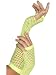 Smiffy's Women's Long Fishnet Gloves - One Size, Neon Green - 80's Costumes, Triangle Net, Funky Outfit, Neon Goth, Scene, Raves, Fingerless - 2 Gloves