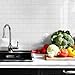 STICKGOO Peel and Stick Backsplash Subway Tiles, 10 Sheets of 12