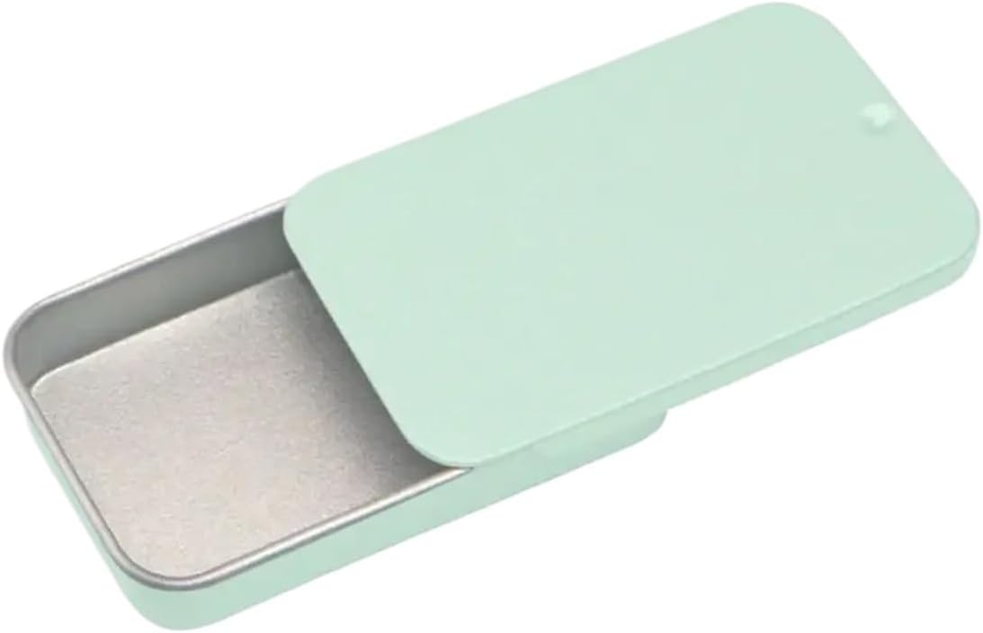 Cage Feeder Cup 30pcs Mini Rectangular Sliding Cover Tin Box Push Pull Drawer Bird Training Food Jar Hand-held Feeder