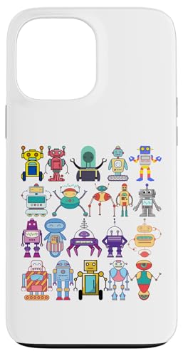 Just a Girl Boy Kid Who Loves Robots Tee - Robotics STEM�M�t�g �X�}�z�P�[�X iPhone 13 Pro Max �p
