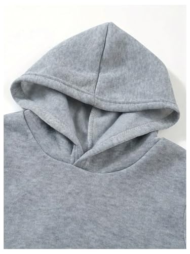 Floerns Girl's Graphic Print Hoodie Sweatshirts Drop Shoulder Long Sleeve Pullover Tops3