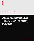 Verfassungsgeschichte des Lübeckischen Freistaates, 1848-1899.