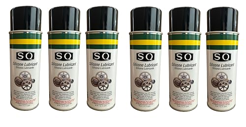 SQ Silicone Lubricant Spray for Heavy Duty, 11 oz per can (6)