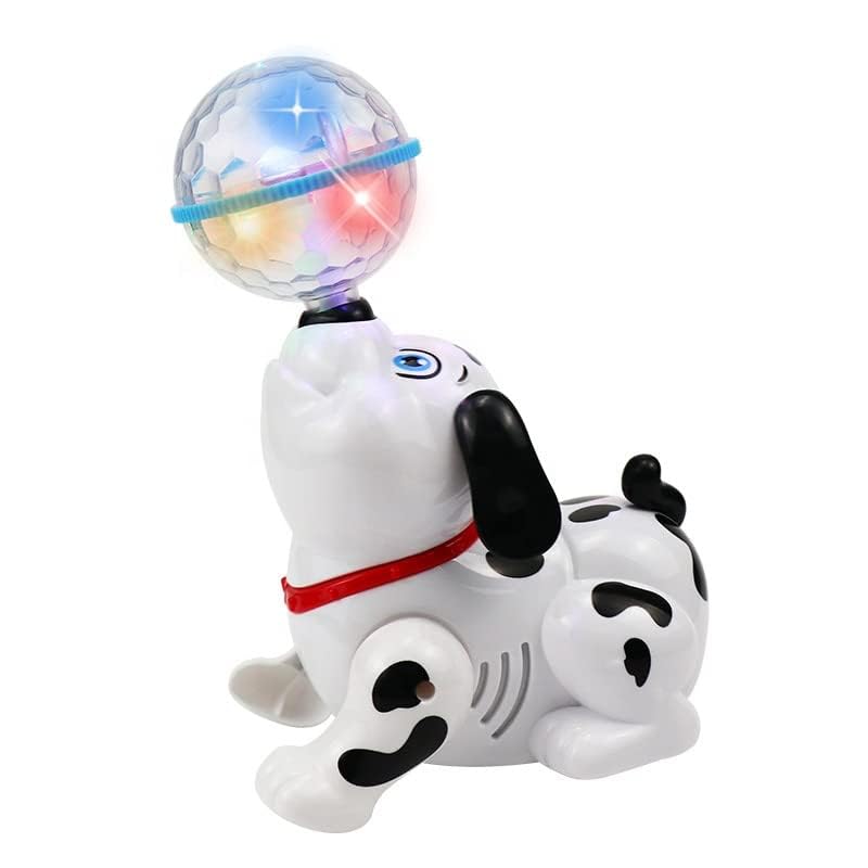 Image of LED Flashing Light and Music Toys for Kids 1+ to 5+ Year | Babies Real Actions Best Birthday Christmas Gift Indoor Fun Activities (Dog)