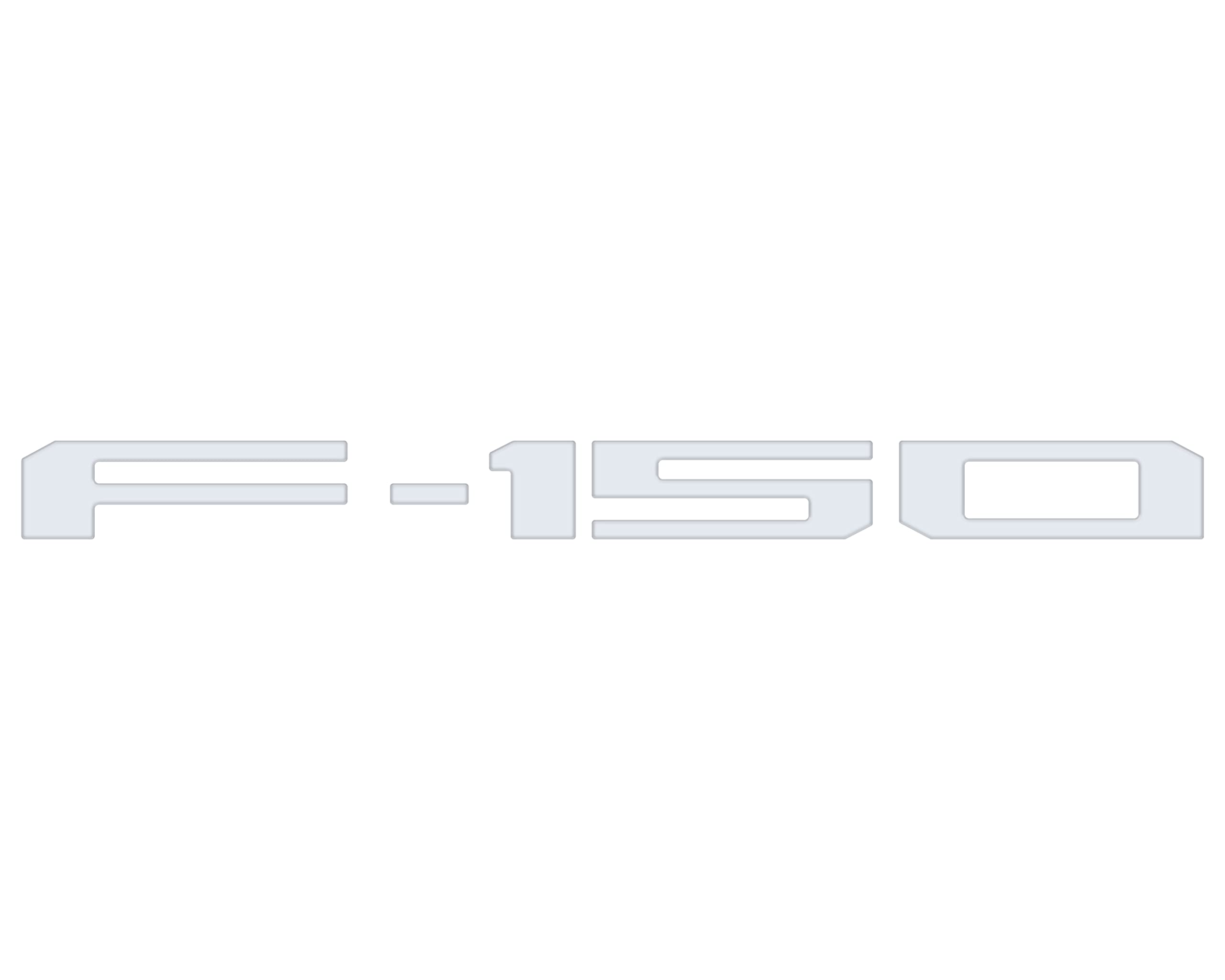 F-150 Tailgate Emblem Letter Inserts - Compatible with 2021-2026 F-150