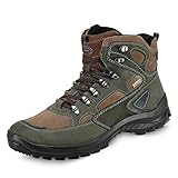  Jomos Air Comfort Jomos SympaTex Herren Schnürboots 460805-488-2056 Nubukleder wasserdicht Weite K, Groesse 43, anthrazit/khaki