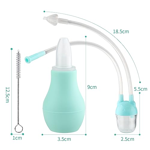 Image of Silicone Nasal Aspirator for Baby - Safe Nose Suction Bulb for Baby to Promote Breathing | Oral Nose Sucker for Toddler