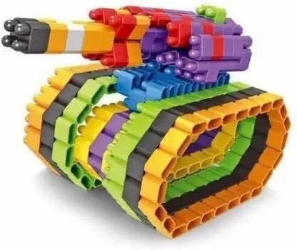 Image of Building Blocks Toys for Kids Education 150 Bullet Blocks (Multicolor)
