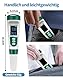 PH Messgerät 5IN1 TDS EC PH Temp Salt(%) Wassertester für Pools Trinkwasser Hyydrokultur Whirlpool Aquarium SPA Brauen - PH-EC-Messgerät-Grow TDS Tester Digital Wasserqualität-Tester