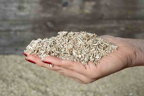 Hanfeinstreu mit Lavendel für Kleintiere, Hühner und Pferde, 30 Liter, 100% Naturprodukt, Extrem Saugfähig, Staubarm, Geruchsbindend, Nachhaltig und Langlebig