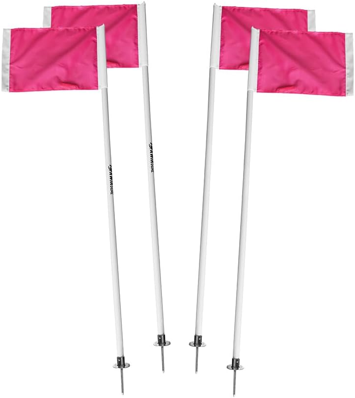 Kwik Goal Official Corner Flags, Set of 4
