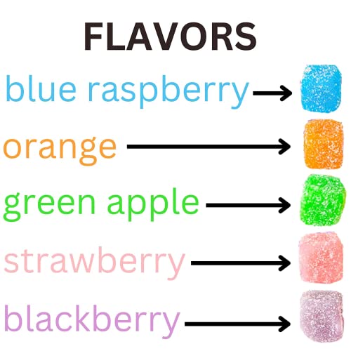 Warheads Cubes Extreme Sour Chewy Candy, Individual Packets For Party Favors And Trick Or Treaters, Assorted Flavor Candies, Pack Of 4, 2 Ounces Each #TOP4