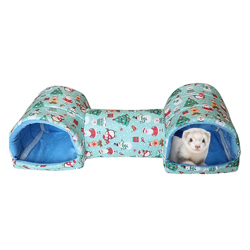 Cama para hámster y túneles interactivos de juego para jaula de mascotas