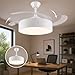 M Mimotec- Ventilador de Techo LED Messe White 72W con Luz CCT Regulable e Intensidad Imagen de M Mimotec- Ventilador de Techo LED Messe White 72W con Luz CCT Regulable e Intensidad