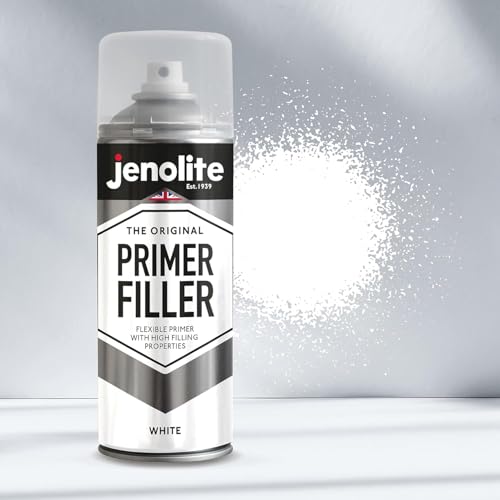 image for JENOLITE Primer Filler Aerosol Paint | WHITE | Flexible Primer with Hi