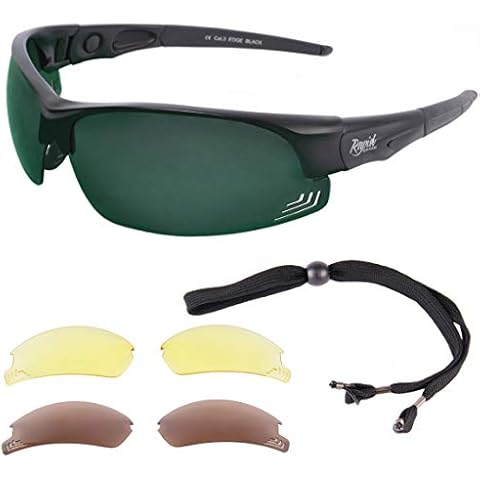 Rapid Eyewear Edge Black Golf Sunglasses Cover