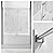 ChicFurnit 56-60" W x 60" H Frameless Bathtu Shower Door, 3/8"(10MM) Clear Tempered Glass Sliding Door, Smooth-Closing Door with Reversible Installation&Stainless Steel Hardware, Polished Chrome