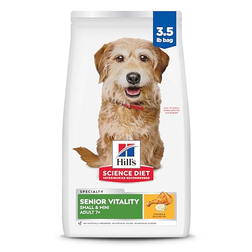Hill's Science Diet Senior Vitality Adult 7+ Small & Mini Breeds Dry...