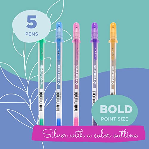 SAKURA Gelly Roll Silver Shadow Gel Pens - 5 Pack miniatura 2