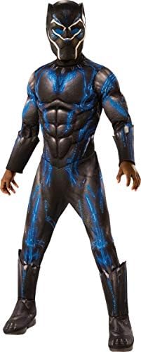 Rubie's Costume Deluxe Black Panther Child's Costume, Blue, Large