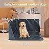 32 x 32 x 17 Dog Litter Box with High Walls, No-Spill Portable Dog Potty Tray Dogs Pee Pad Holder with Waterproof Liner for Small Medium Dogs