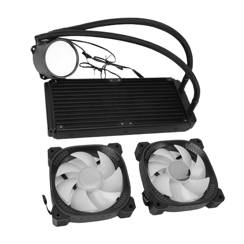 Enfriador Líquido de CPU ARGB Ejoyous AIO de 240 Mm con Pantalla LCD de Temperatura 2