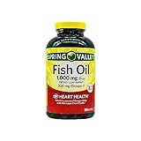 Mohsin Skerdy Spring Valley Fish Oil Softgels, 1000 mg, 300 Count Sticker Sticker